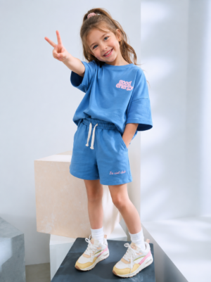 Ensemble Fille Good Energy Bleu Ciel