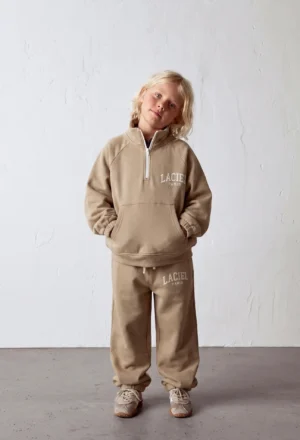 Ensemble garçon jogging beige